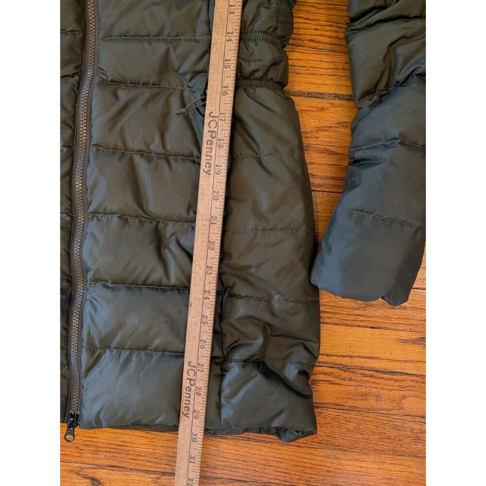 The North Face 550 Down Puffer Jacket Hoodie Parka Coat Women’s XS Green - Picture 10 of 11